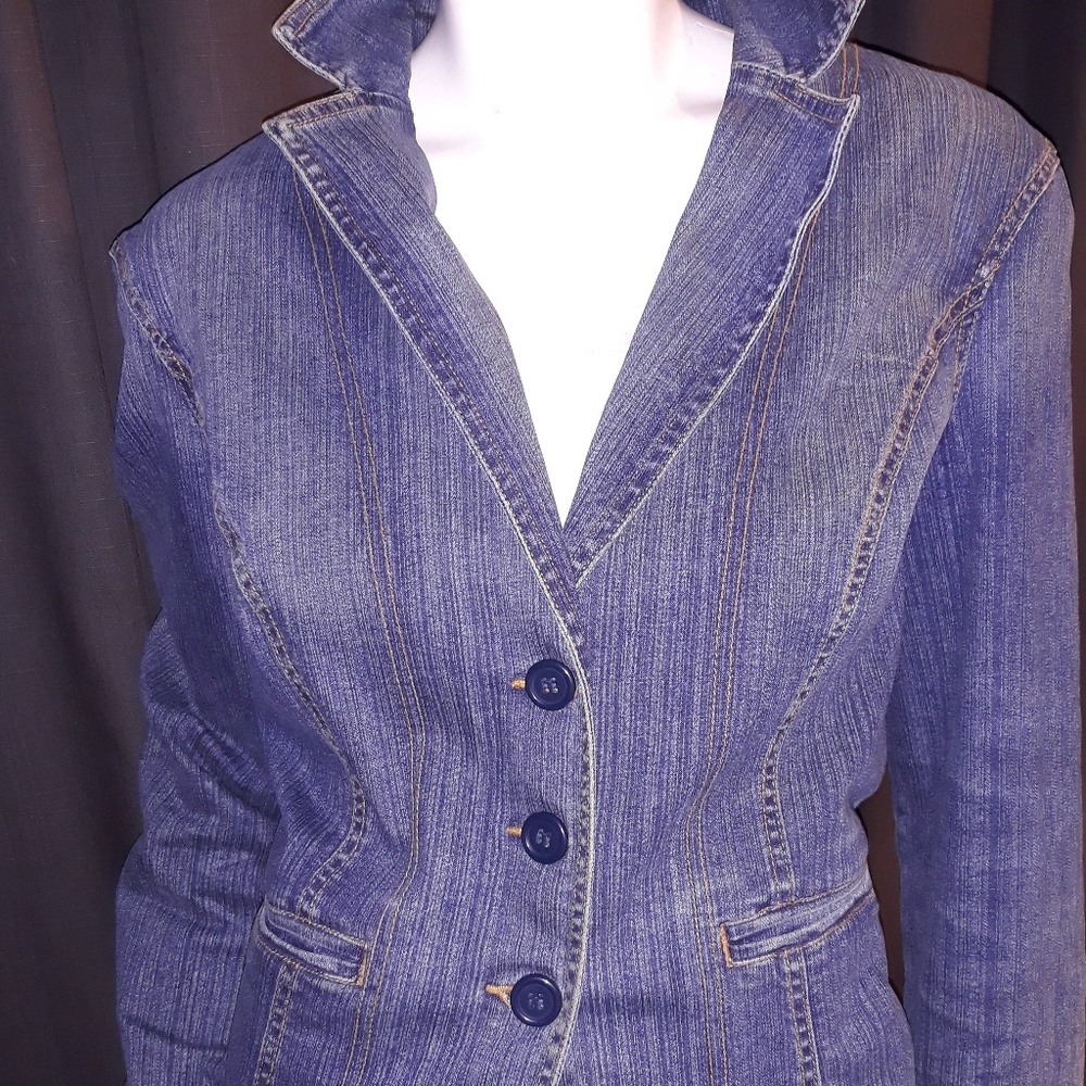 Denium blazer